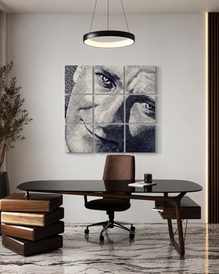 PicCubesXxl Atatürk Wand Bild Collage 115cm x 115cm x 7cm inkl. Versand