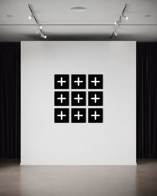 PicCubesXxl 9er-Set Bild Paneel Collage 115cm x 115cm inkl. Versand