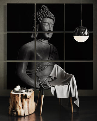 Buddha Wandbild Collage | PicCubesXxl